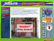 Tablet Screenshot of mobbing-schluss-damit.de